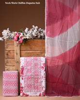 Cotton Suit with Gota Patti Work & Chiffon Dupatta – Ethnic Wear for Women